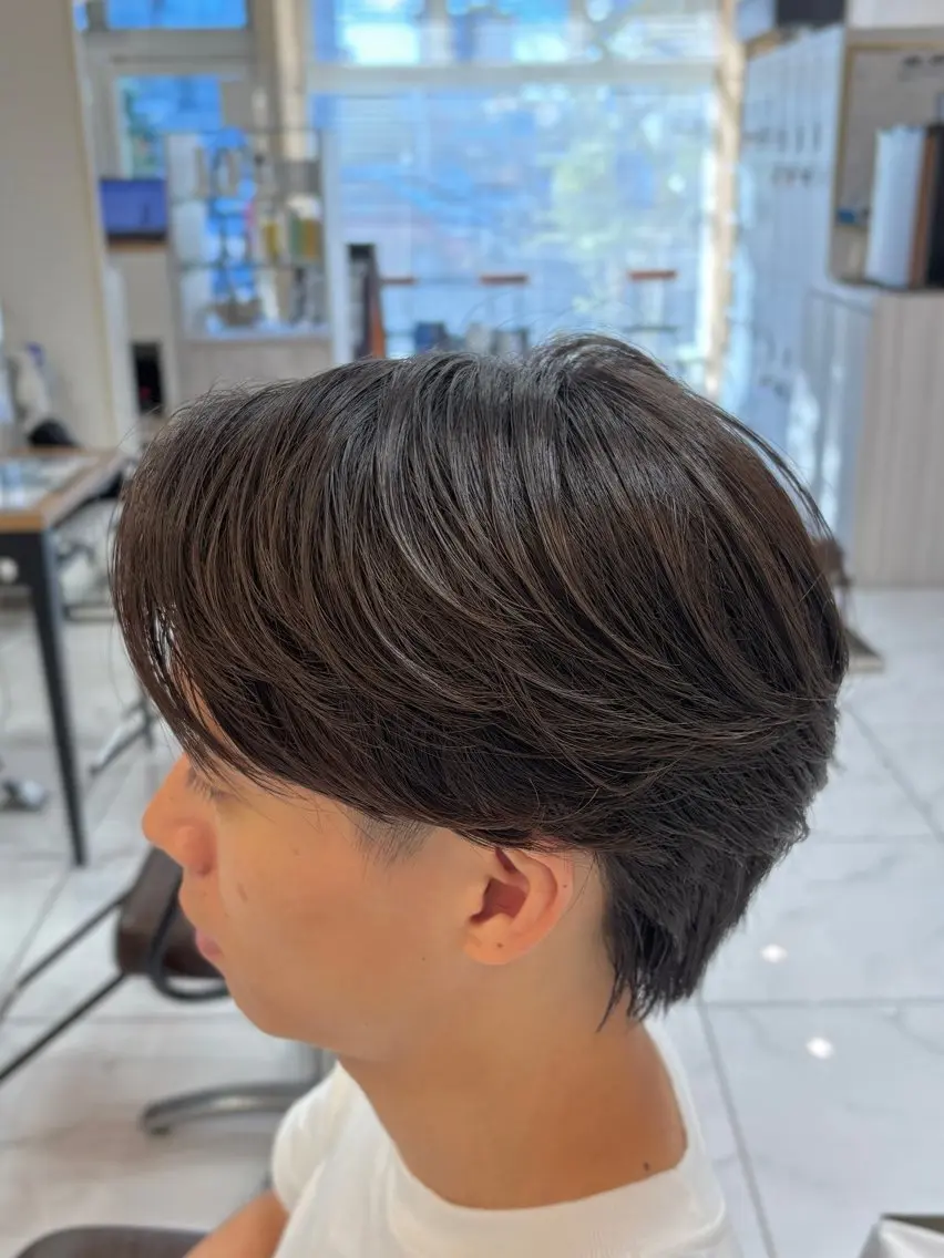 パーマ メンズ カット パーマ GRANDEUR ryuのヘアスタイル