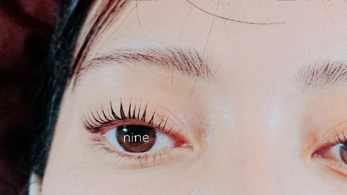 マツエク・マツパ パリジェンヌラッシュリフト マツパ nine beautyのマツエク・マツパデザイン
