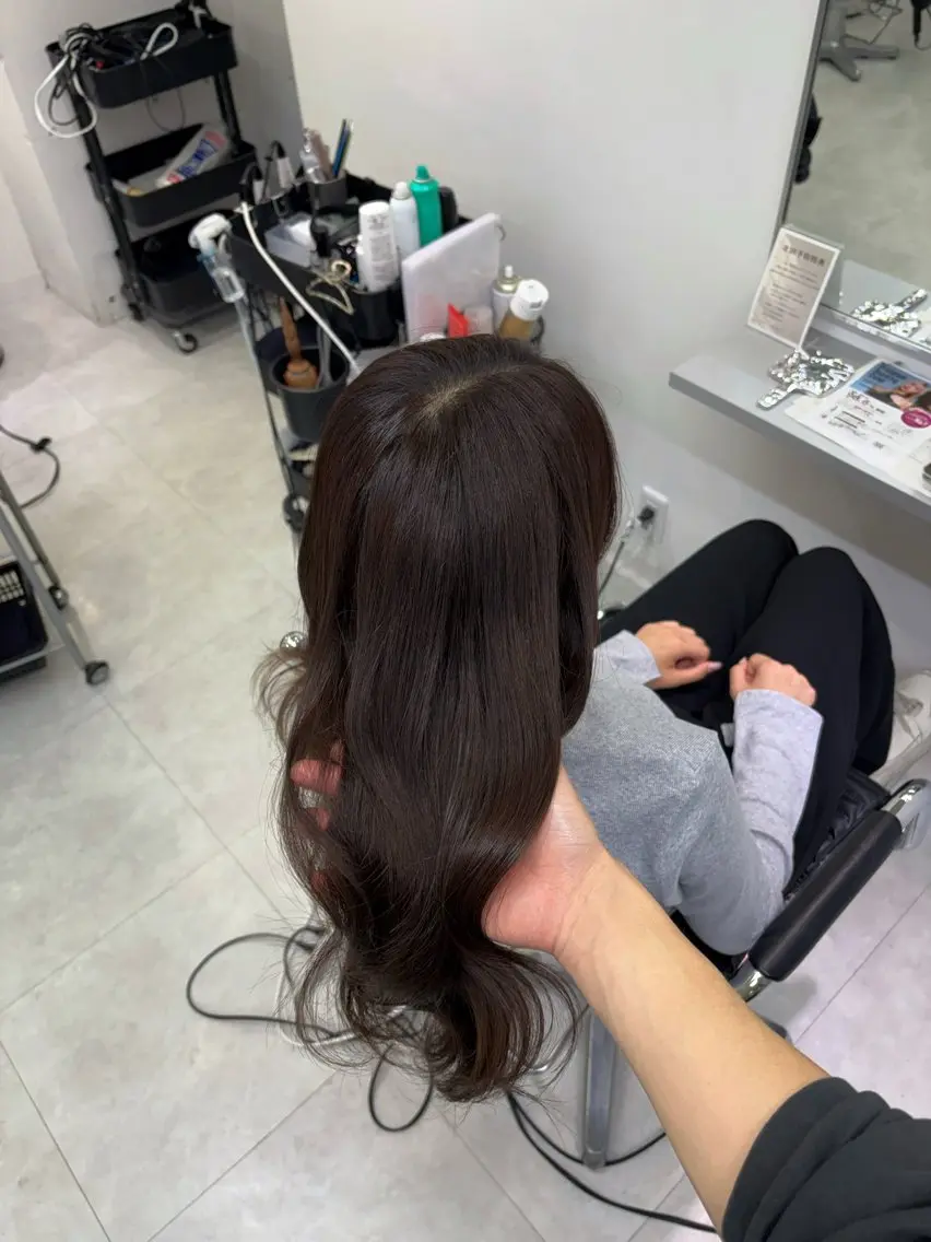 ロング ヘアカラー 赤み消し/透明感/ ソウマのヘアスタイル