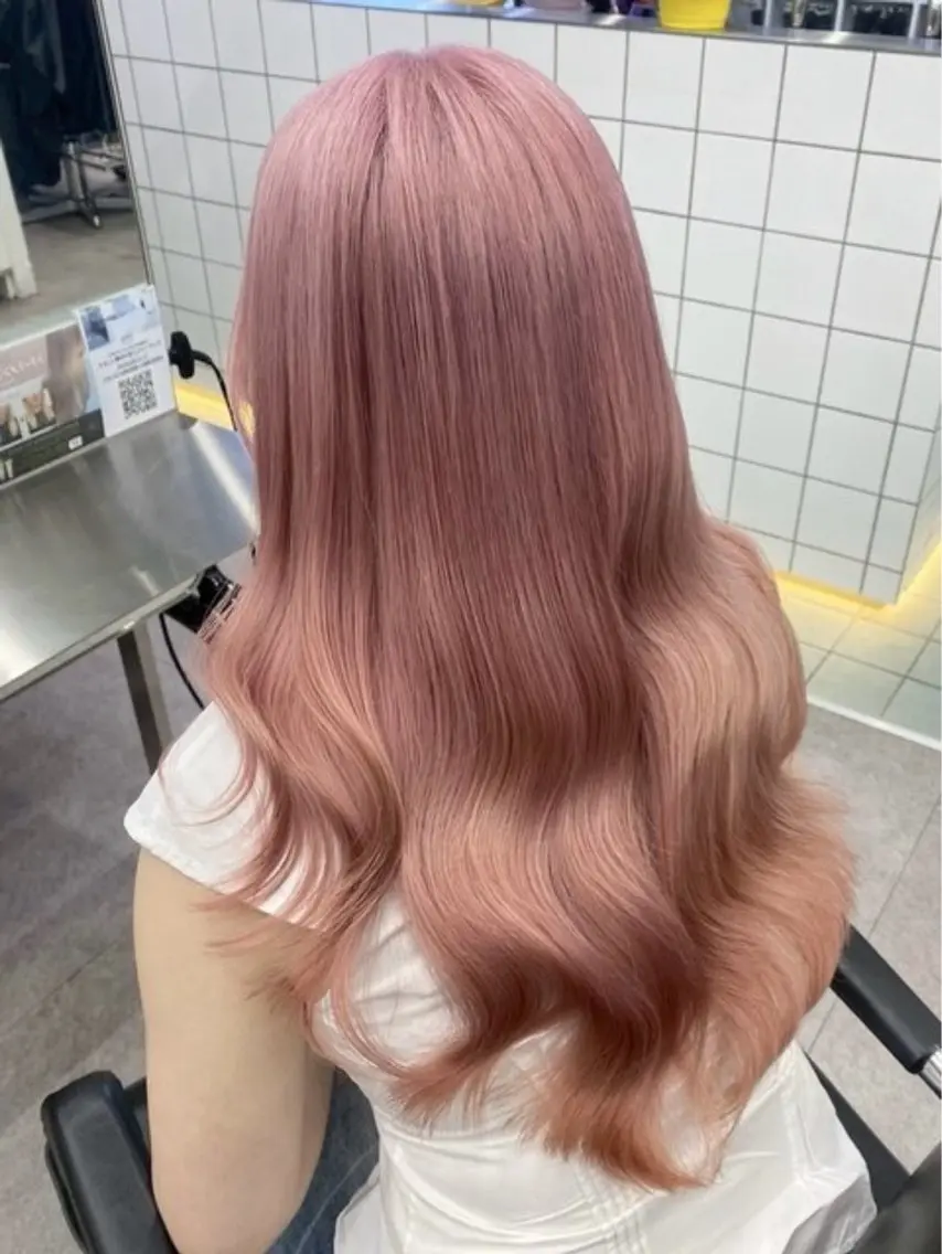 カラー ベージュカラー ブリーチ 透明感カラー ダブルカラー ハイトーンカラー ヘアカラー あつき/パーマ/縮毛 /ブリーチ特化🌟のヘアスタイル