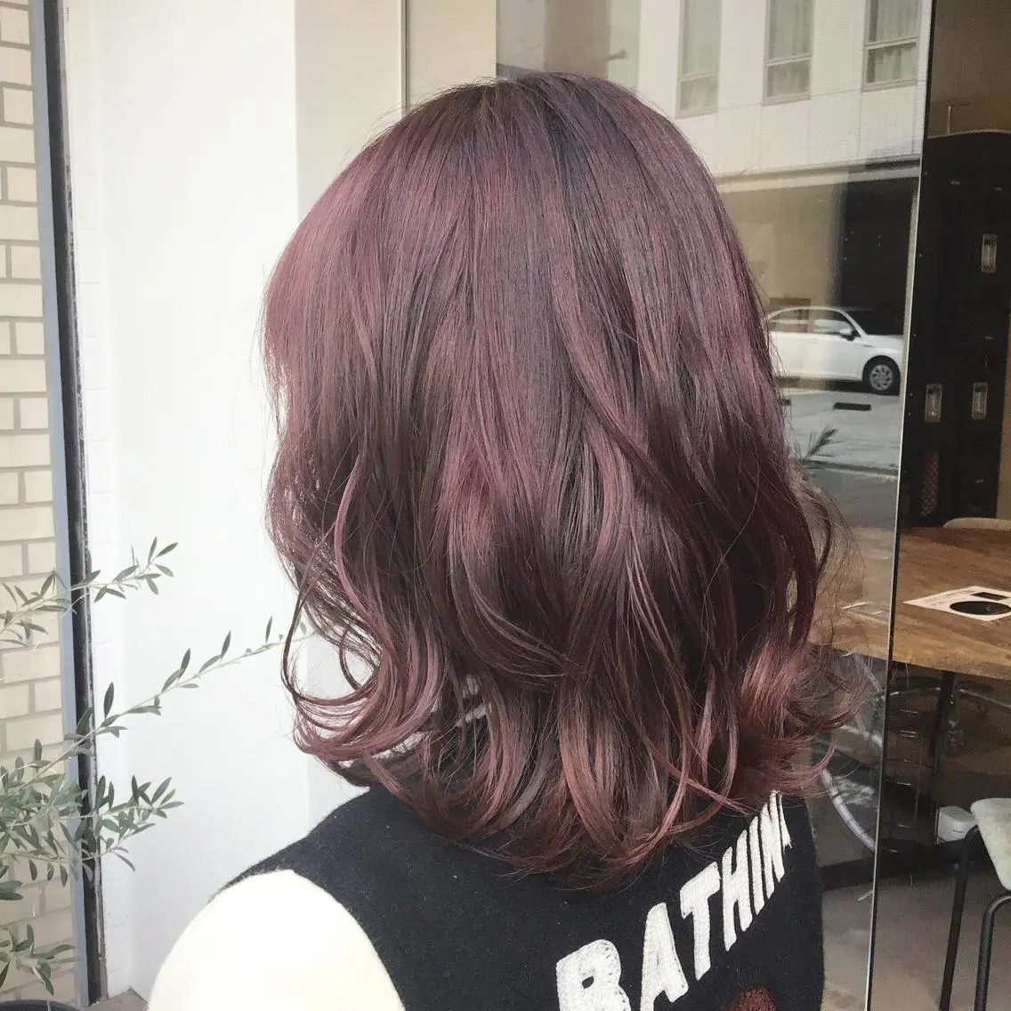 ミディアム カラー カット ヘアカラー 生田 博紀のヘアスタイル