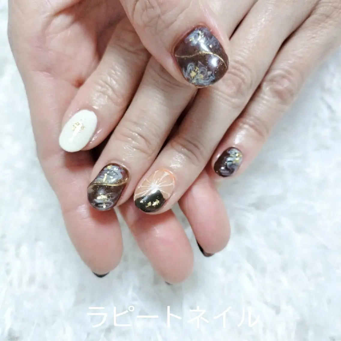 ネイル アートネイル 持ち込み ラピートネイル 美佳のネイルデザイン