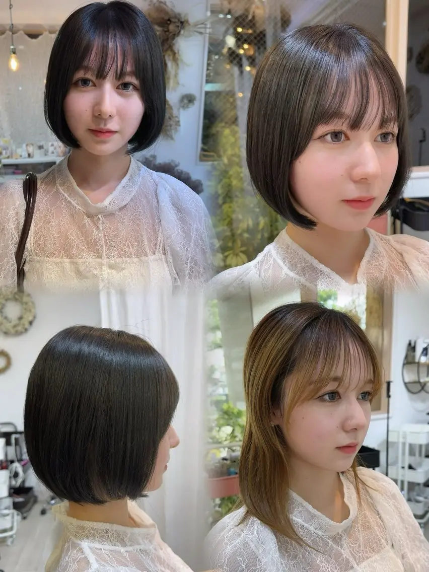【ツヤ、透明感カラーをお求めの方】最高級カラー＋11Step髪質改善or30分オーガニックヘッドスパの写真