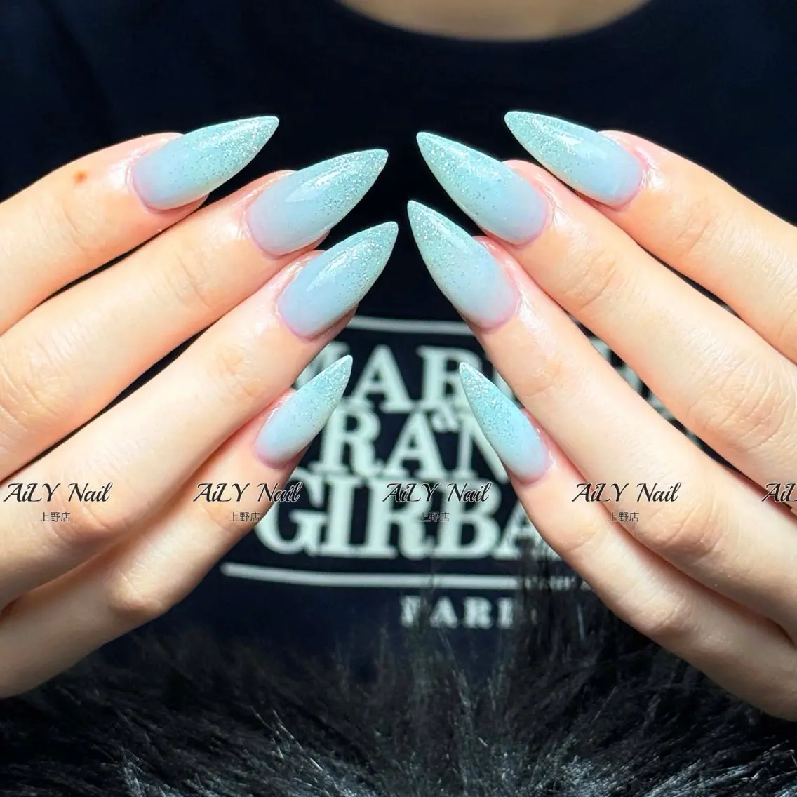 ネイル アートネイル ジェルネイル マグネットネイル ニュアンスネイル シンプルネイル ハンドネイル AiLy Nail 上野店のネイルデザイン