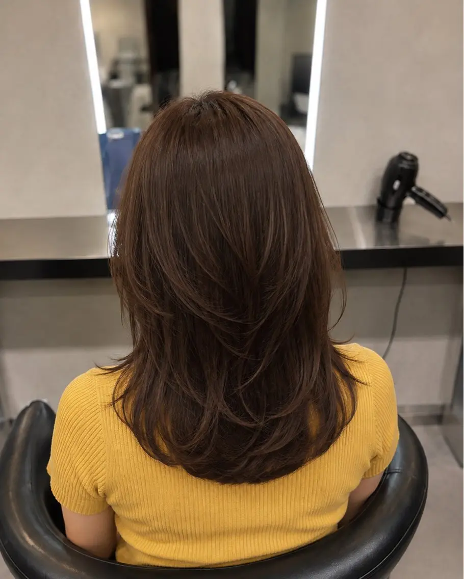 ミディアム カラー ブラウンカラー トリートメント 🌈ウルトワ水素 髪質改善naru🌈のヘアスタイル