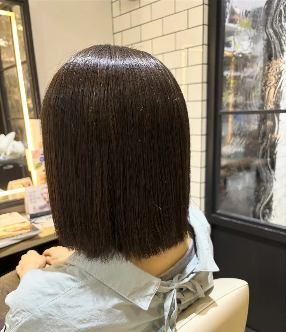 ショート ボブ 梅沢 優羽のヘアスタイル