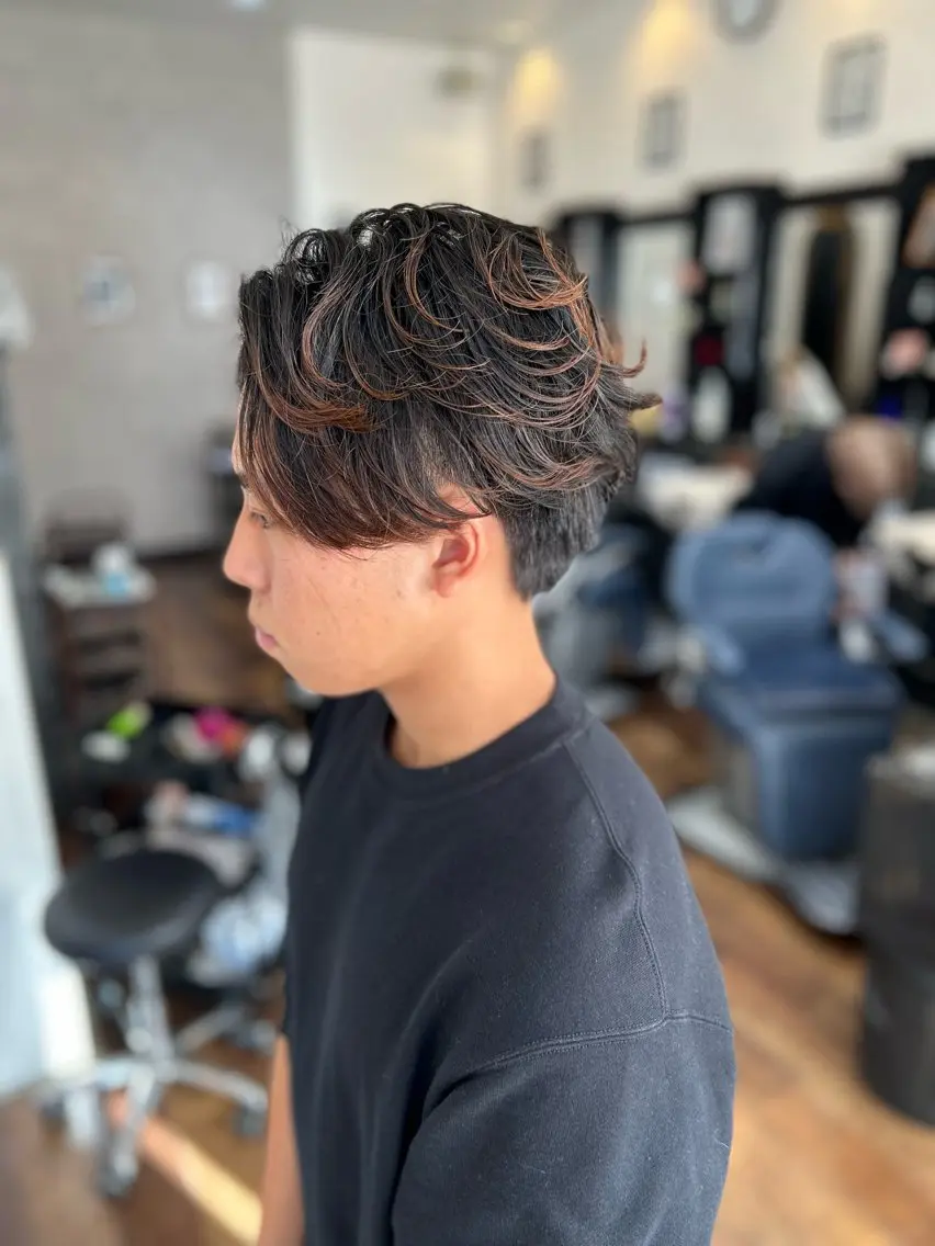 【メンズ人気NO1】カット✖️フェザー・シャドウ・毛流・ダウン　￥15180→10780【伊勢崎】の写真