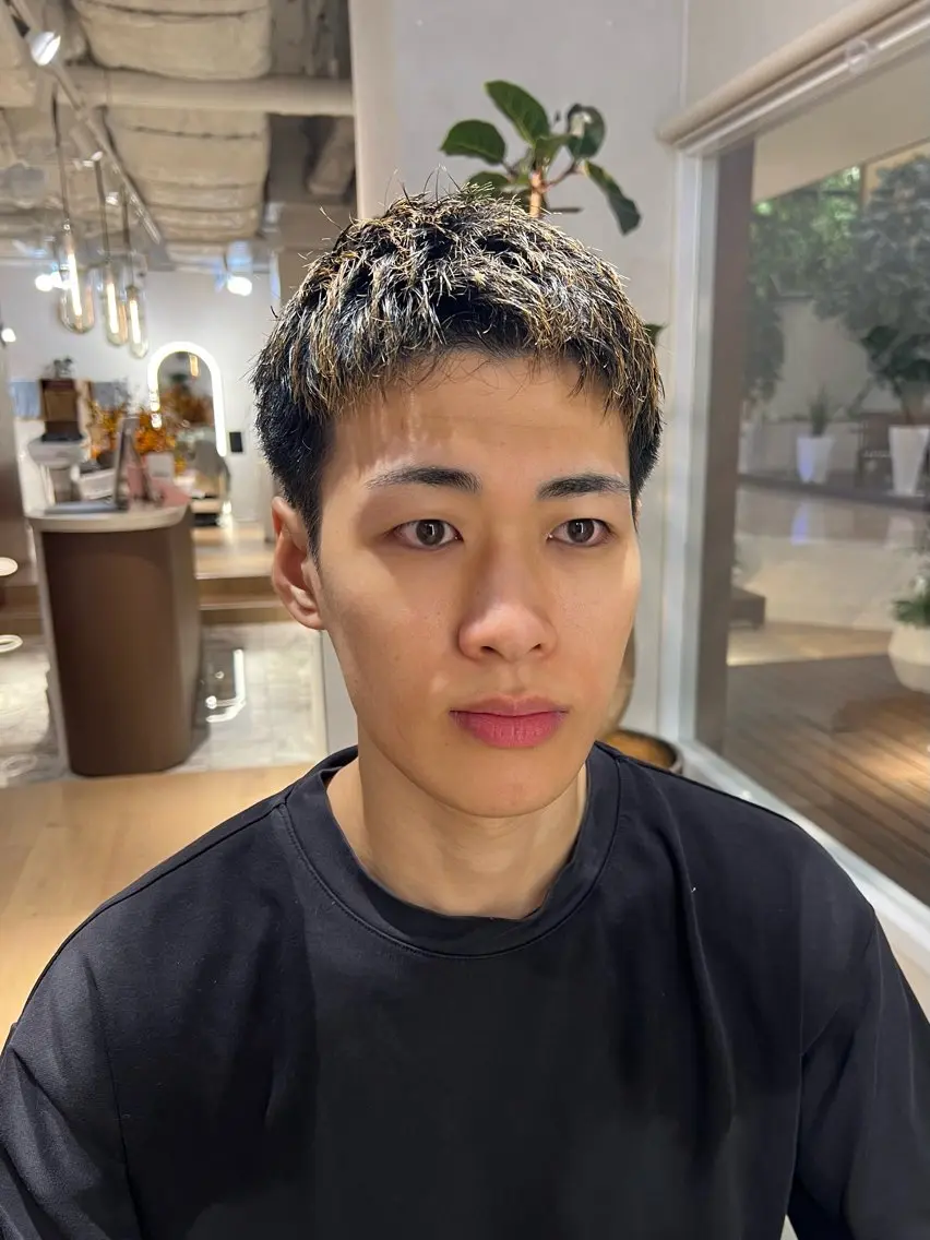 ショート メンズ カット 梅田茶屋町メンズ 専門美容師 山元一平のヘアスタイル