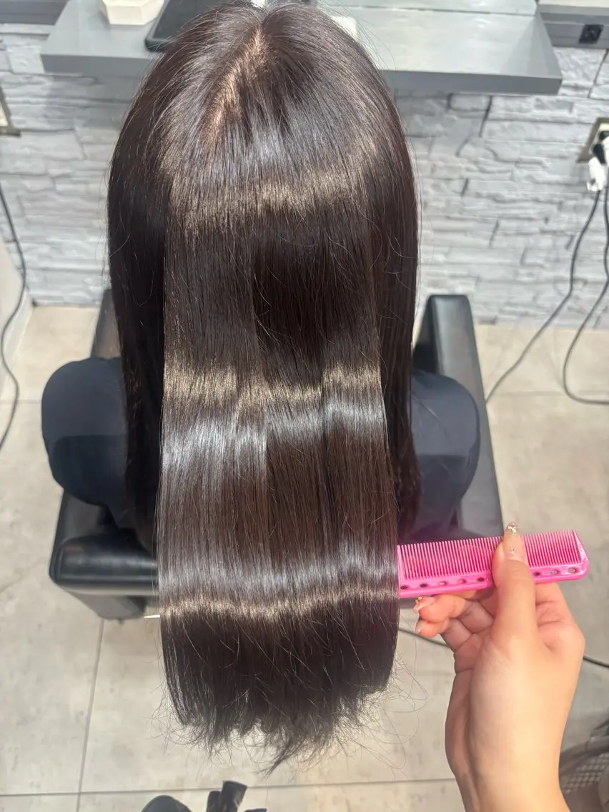 ロング カラー トリートメント ヘアカラー トリートメント GiseL 美優のヘアスタイル