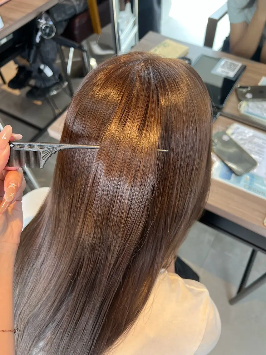 ロング ヘアカラー Kako🫧⭐️ アシスタント/モデルのヘアスタイル