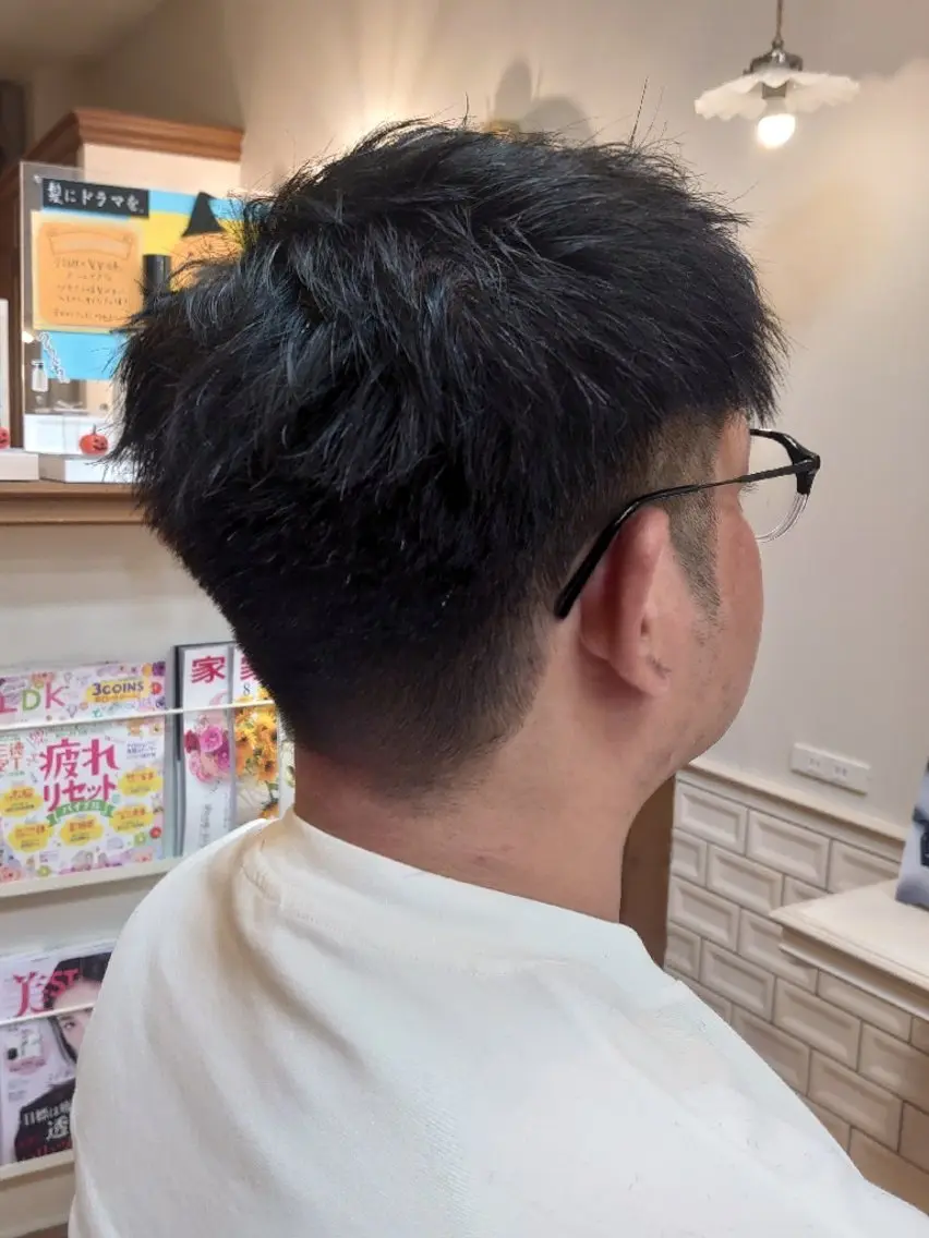 メンズ 丁寧なカットが評判！ 生駒富雄☆丸上のヘアスタイル