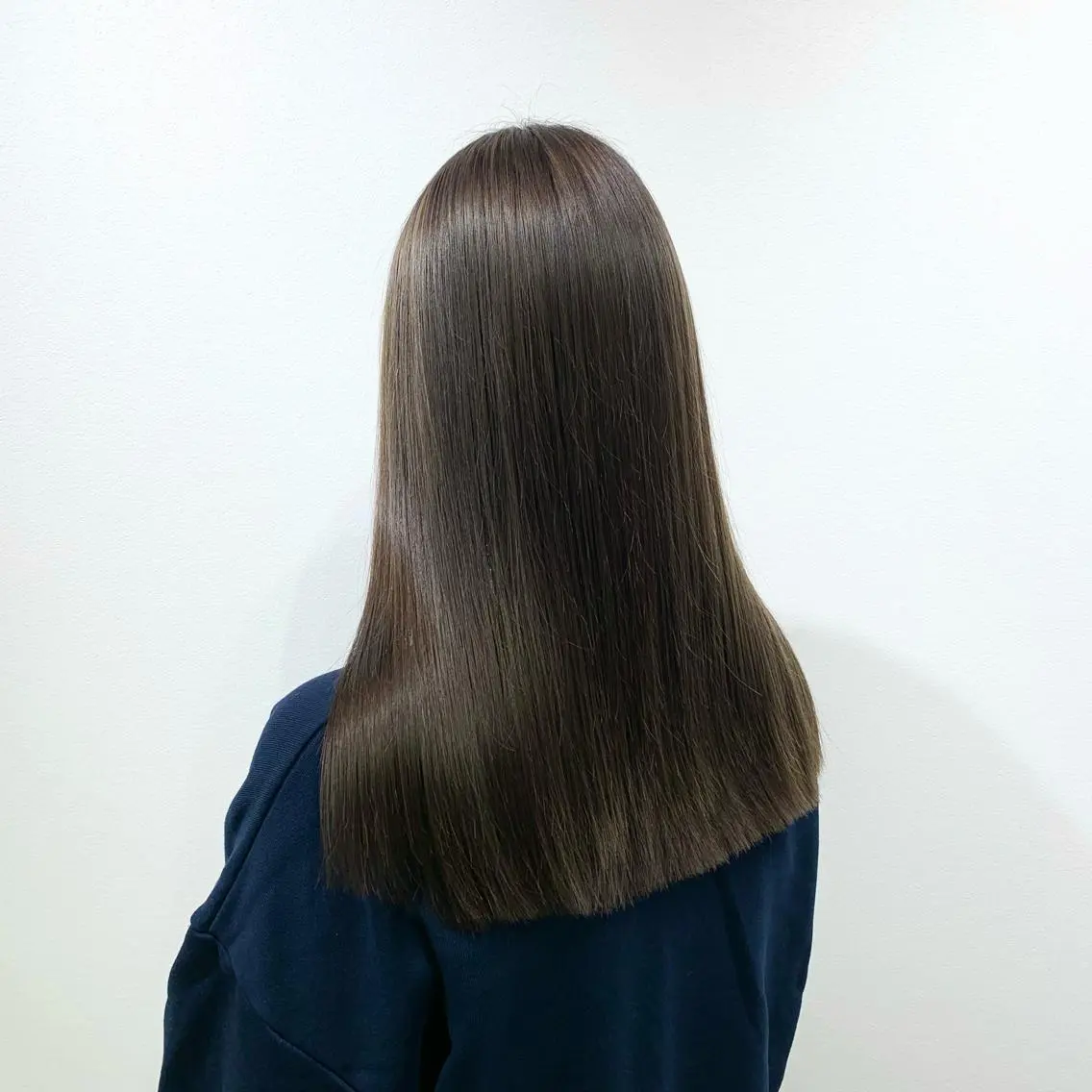 ロング カラー ヘアアレンジ カット 縮毛矯正 トリートメント キヨミ 韓国レイヤーカットのヘアスタイル