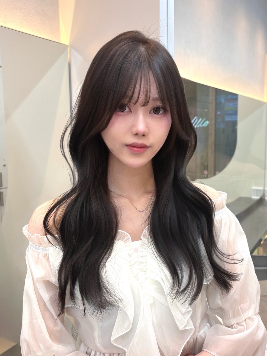 ロング HARUKA/ 韓国フェミニン🍀のヘアスタイル