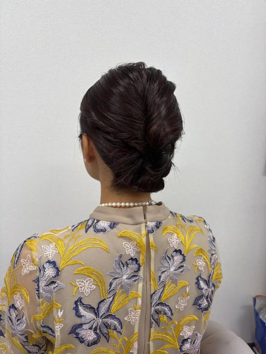 ヘアアレンジ 結婚式・ブライダル ヘアサロン ミカヅキのヘアスタイル