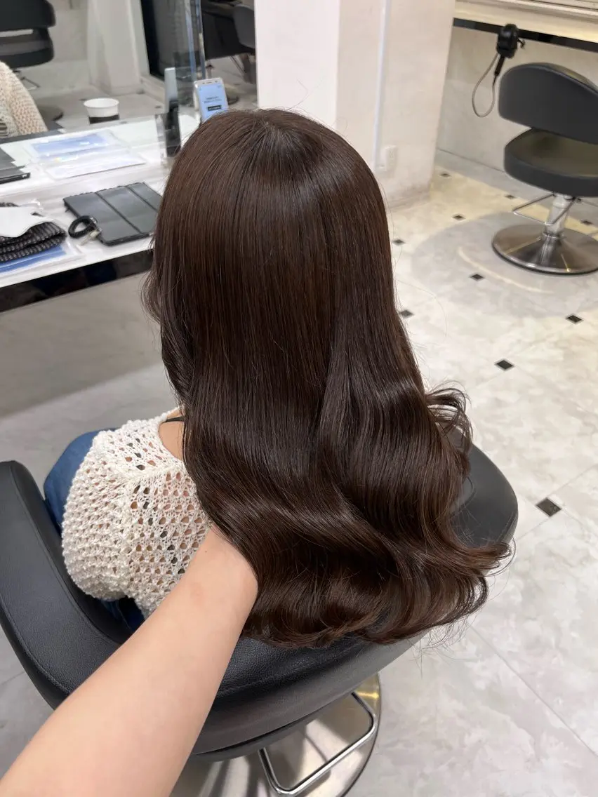 ミディアム カラー ヘアアレンジ 💕上野美容師☁ ブリーチ💖サワのヘアスタイル