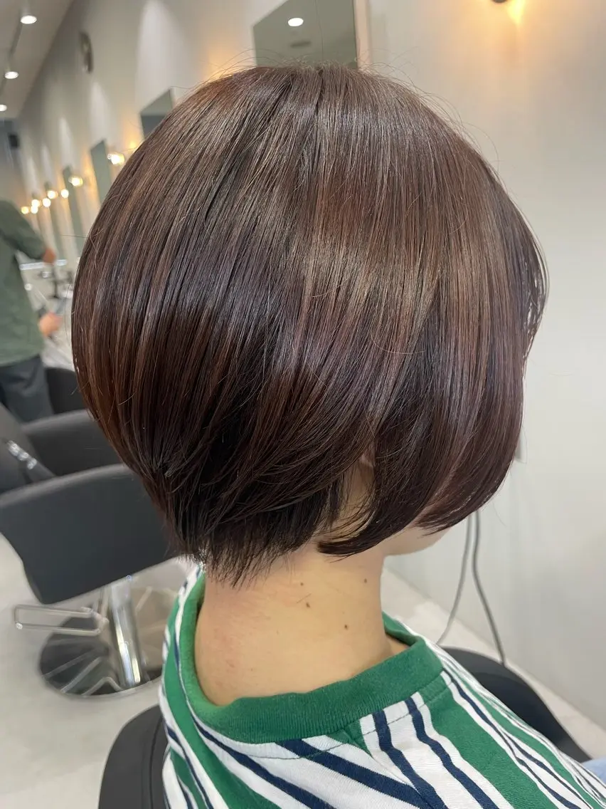 ショート ショートボブ ボブ ショートヘア 樋川 早紀のヘアスタイル