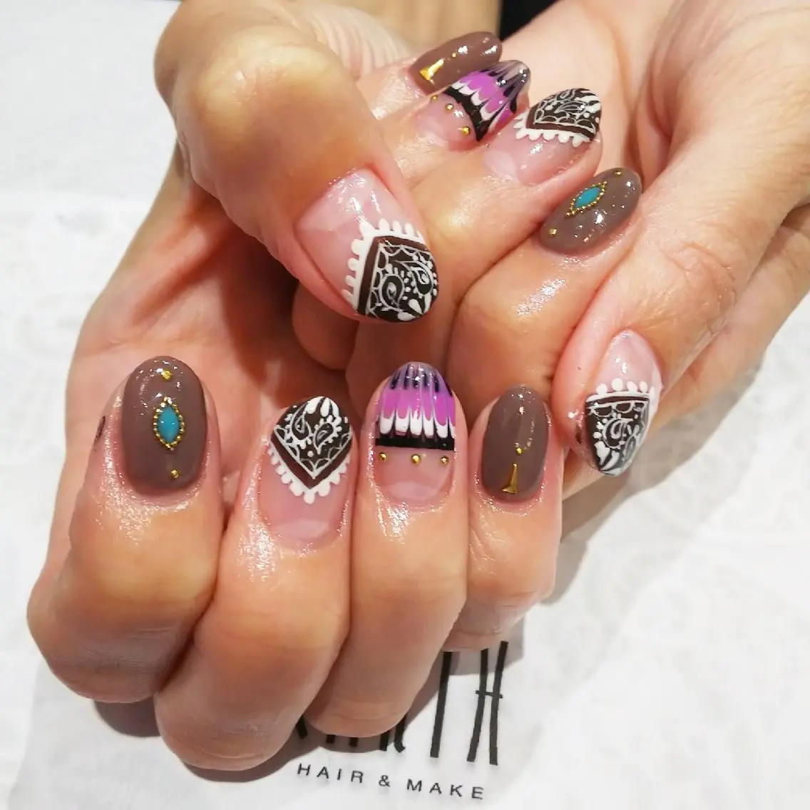ネイル ハンドネイル Ne naiL ruricoのネイルデザイン