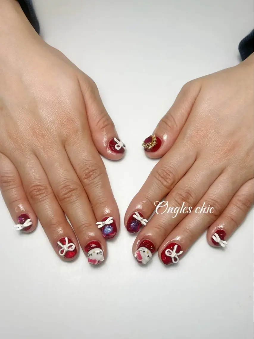 ネイル ハンドネイル ongles chicのネイルデザイン
