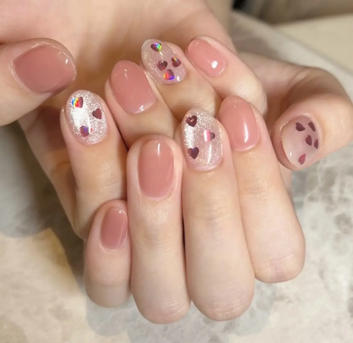 ネイル アートネイル フットネイル ワンカラーネイル シンプルネイル 冬ネイル AYAKA🩵難波♡ 韓国ネイルで可愛く♡のネイルデザイン