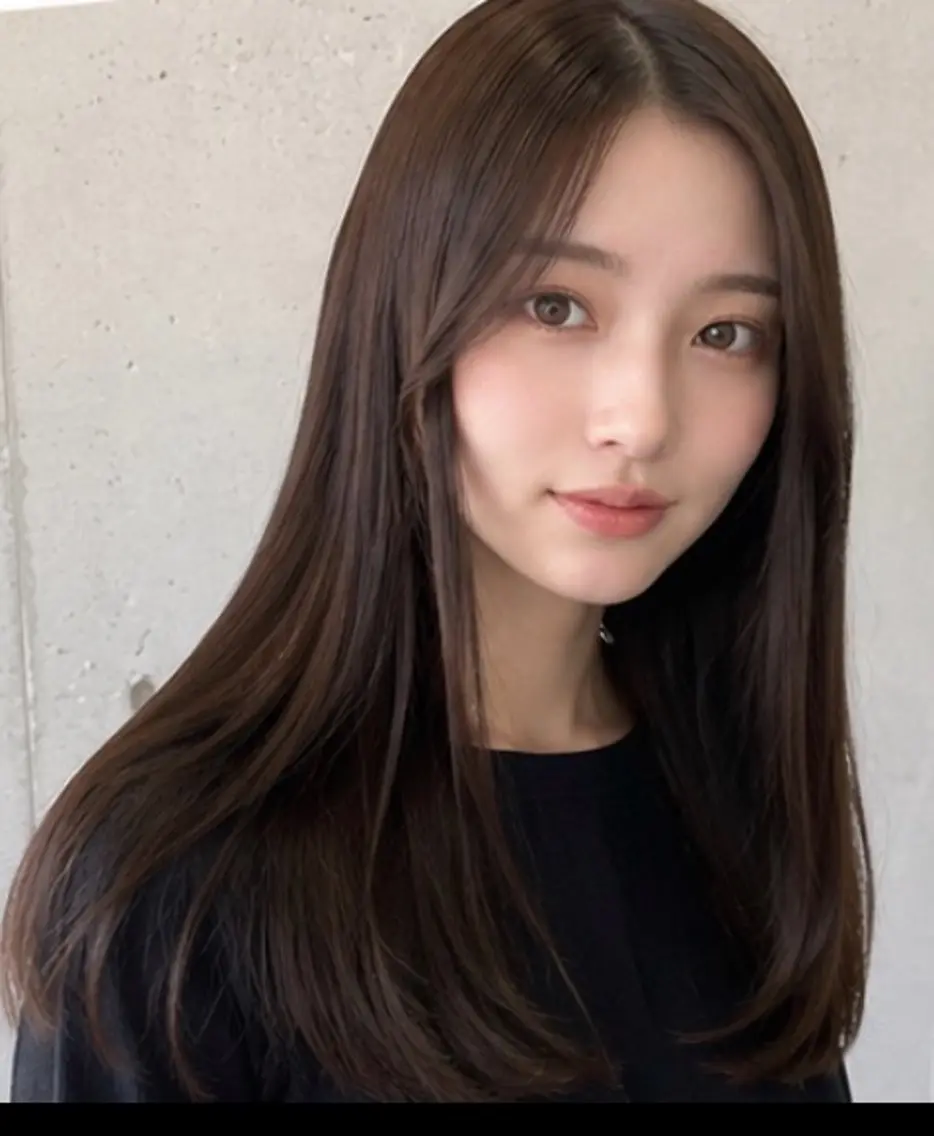 シルクストレートカラー最高級トリートメント付きの写真