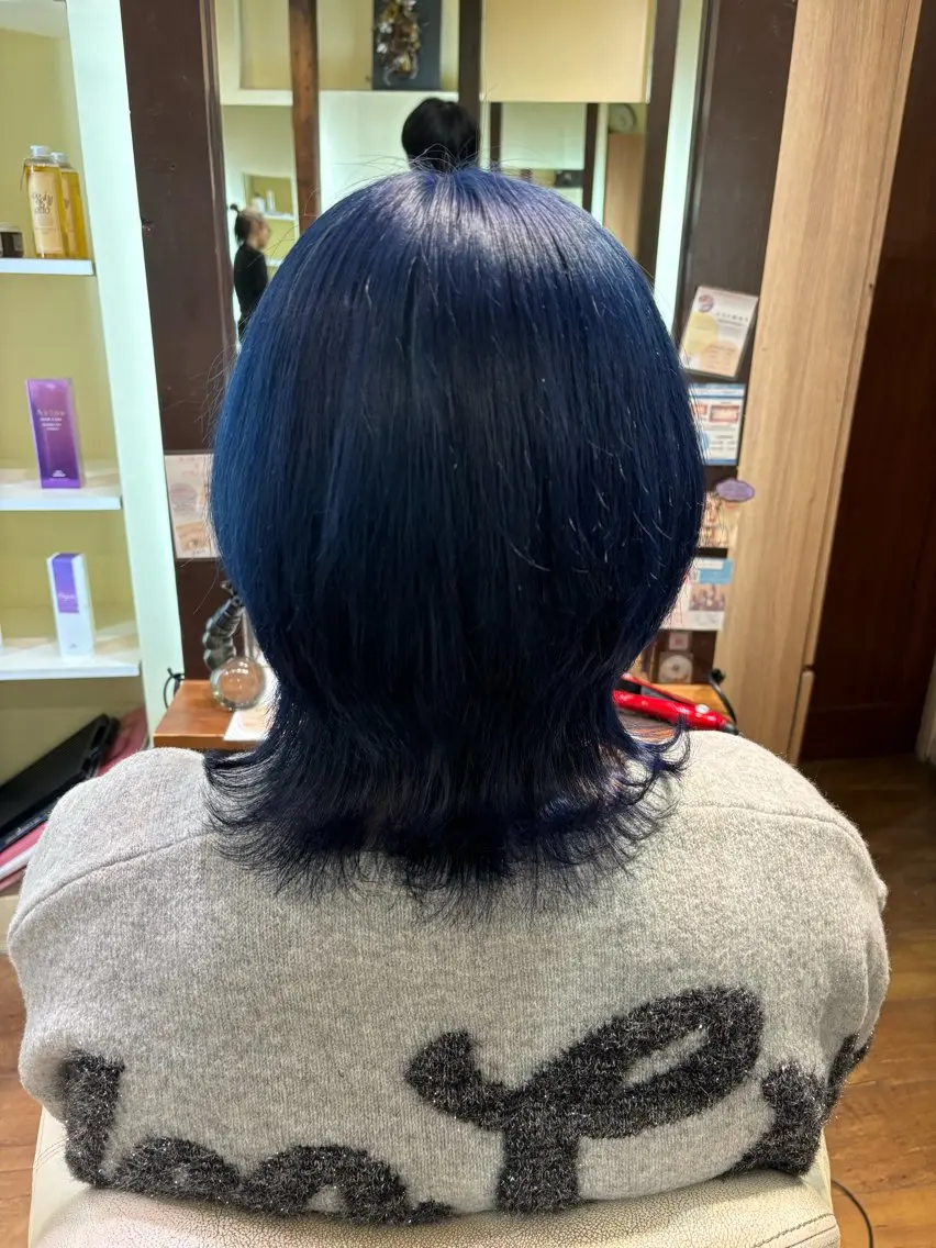 ミディアム カラー ハイトーン/ブリーチ 🦋デザイン森山陽向のヘアスタイル