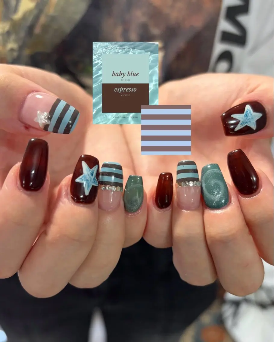 ネイル ハンドネイル フットネイル ASA nail / アート☀︎ニュアンスのネイルデザイン