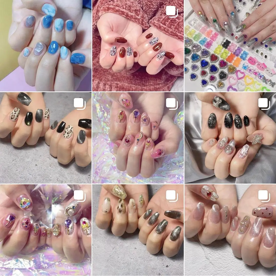 ネイル 渋谷／チップ長さ出し 👑アプレgel-xのネイルデザイン