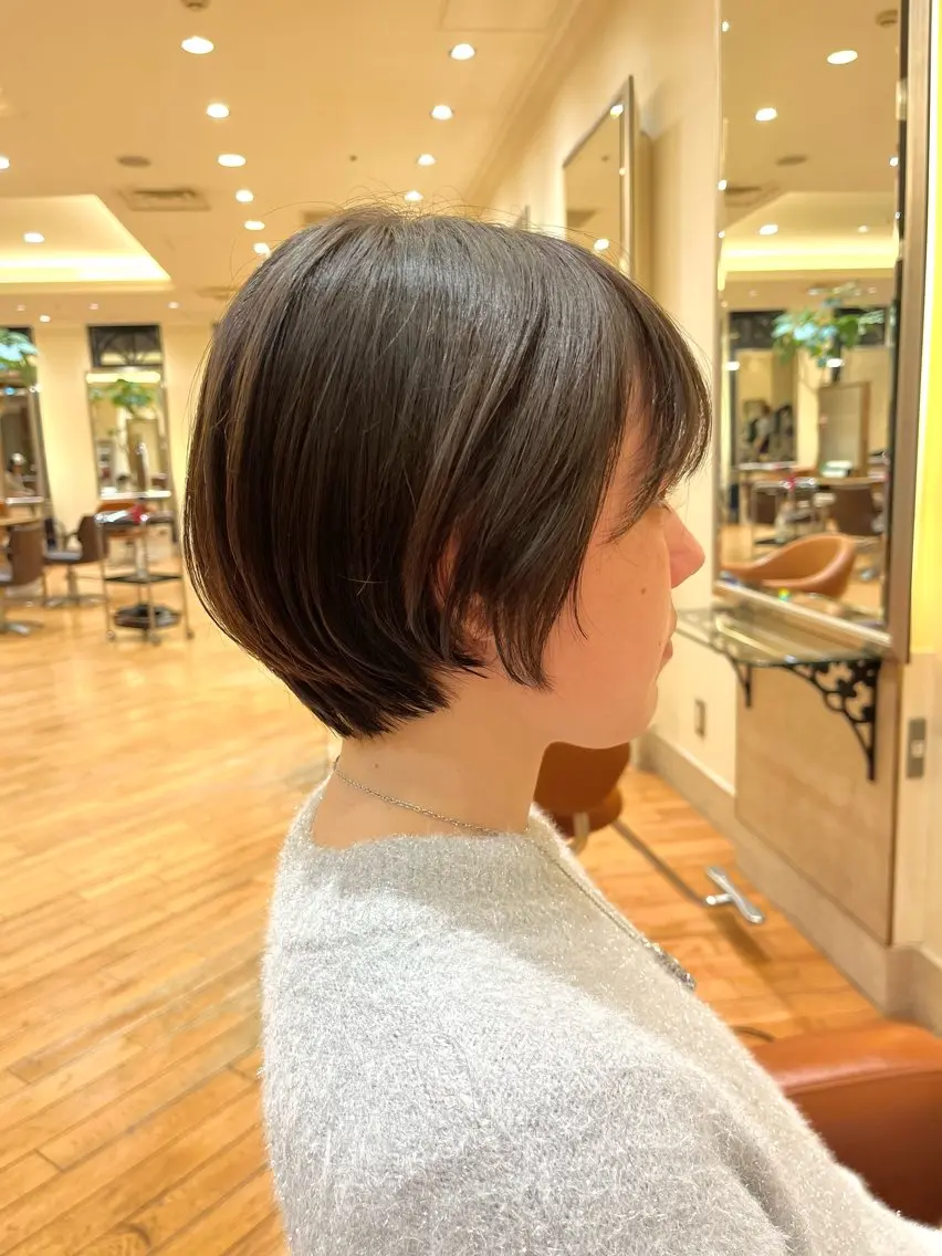 ショート ショートヘア ショートカット / 銀座/ 青山莉奈のヘアスタイル