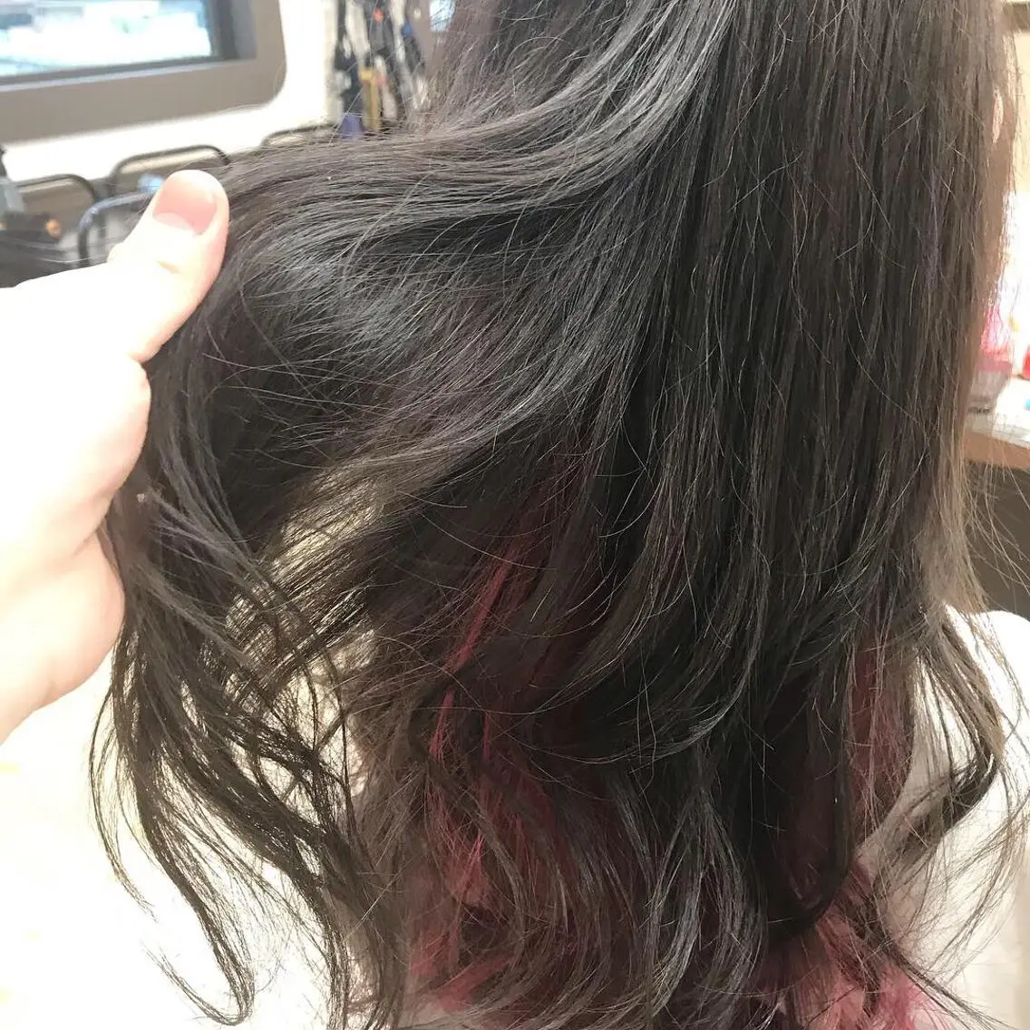 ロング カラー カット ヘアカラー トリートメント Lien 深井店のヘアスタイル