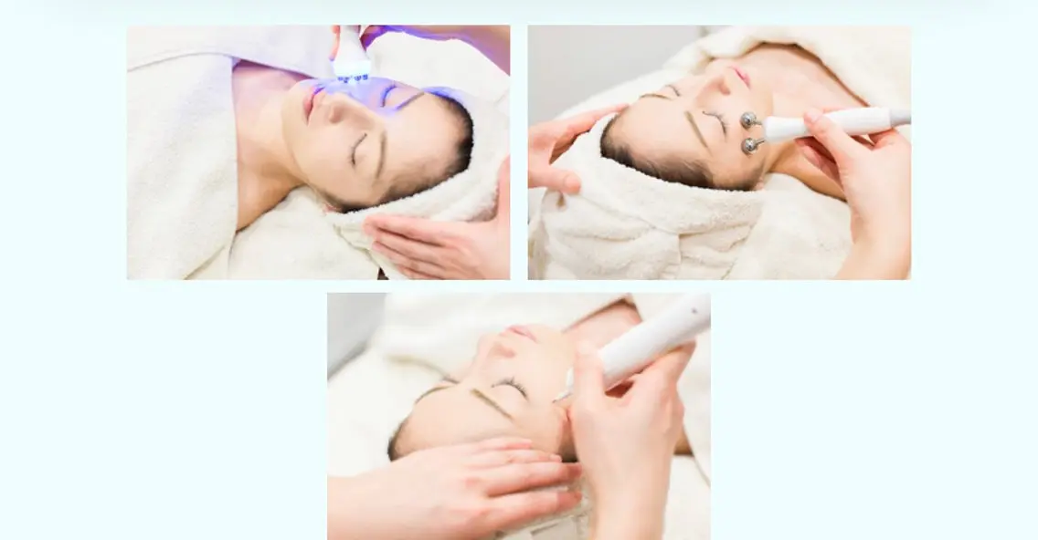 【シミケア】ポレーション美白美容液導入+筋膜リリース+ポイントシミケア+ビタミンCマスクの写真