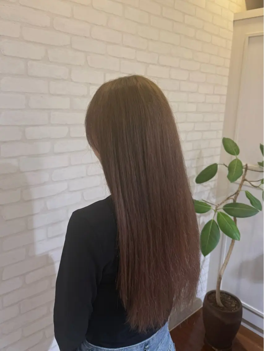 ロング カラー トリートメント 🍏平山 七菜🏠のヘアスタイル