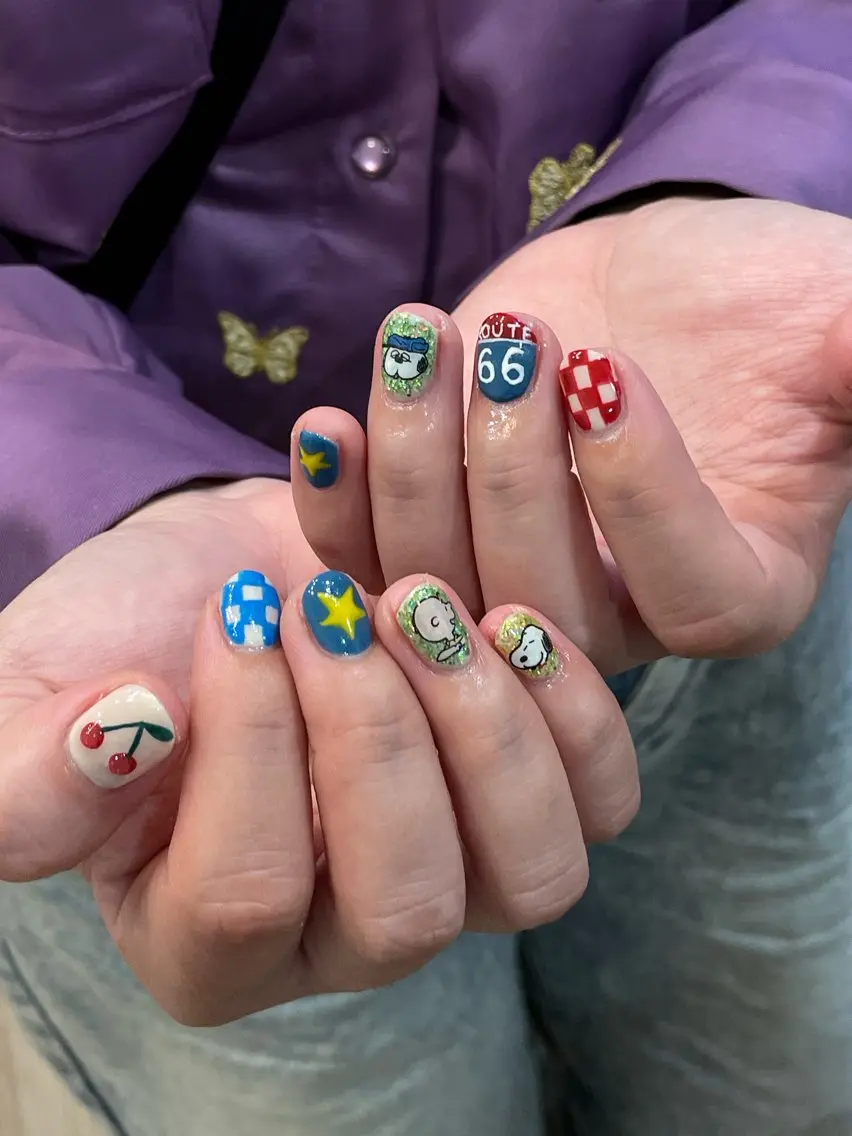 ネイル アートネイル 持ち込み ハンドネイル Nes.nail AYAのネイルデザイン