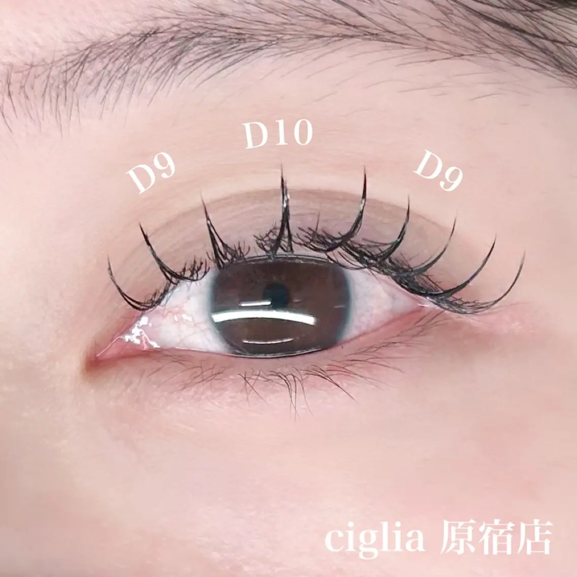 マツエク・マツパ マツエク ciglia 原宿店のマツエク・マツパデザイン