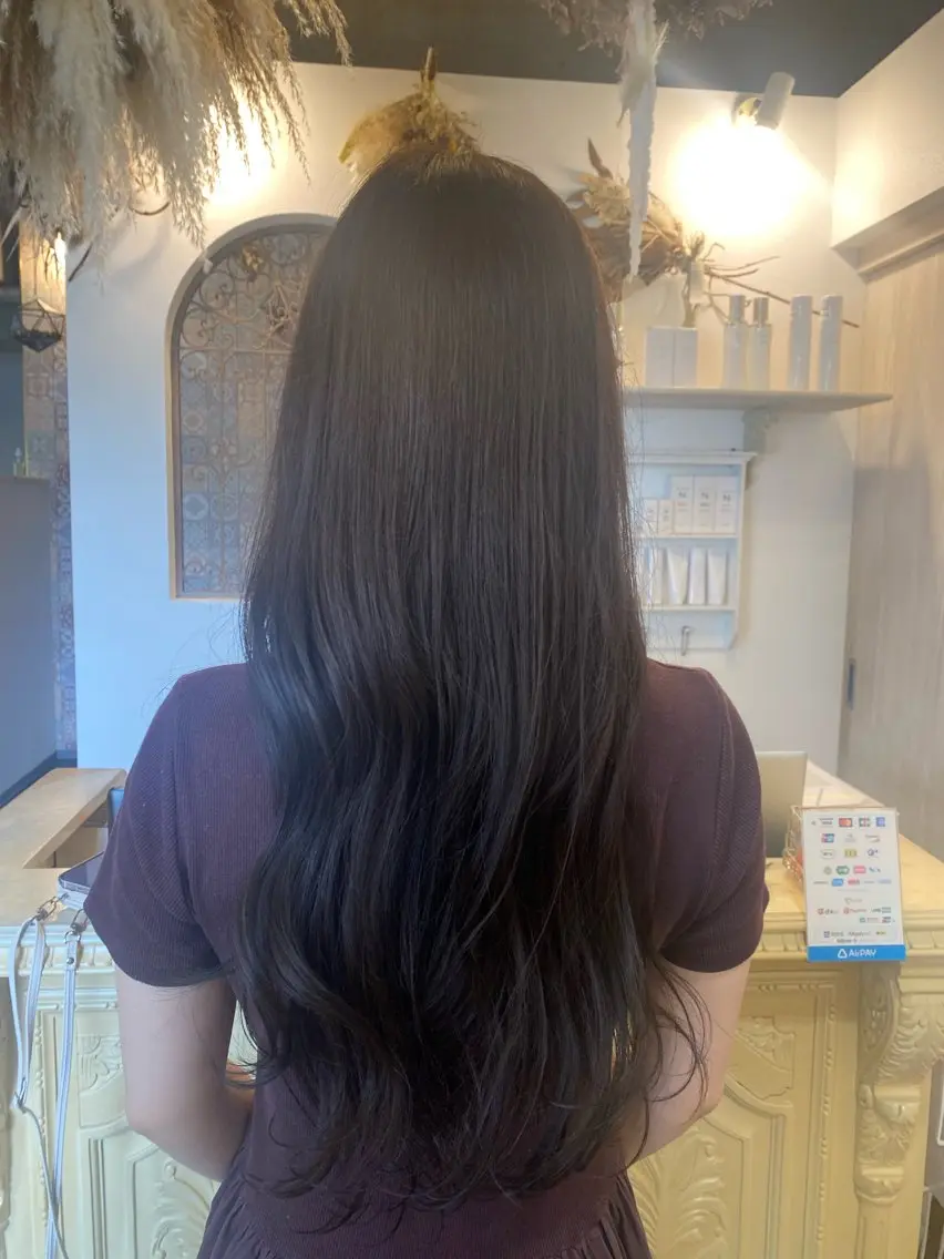 ロング カラー ヘアカラー トリートメント maya マヤのヘアスタイル