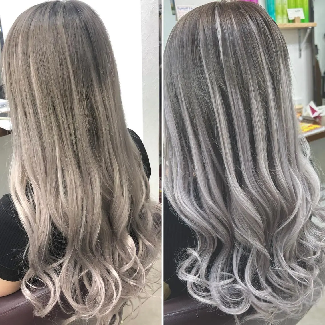 カラー 最高級エクステ /羽エクステ白石宇由のヘアスタイル
