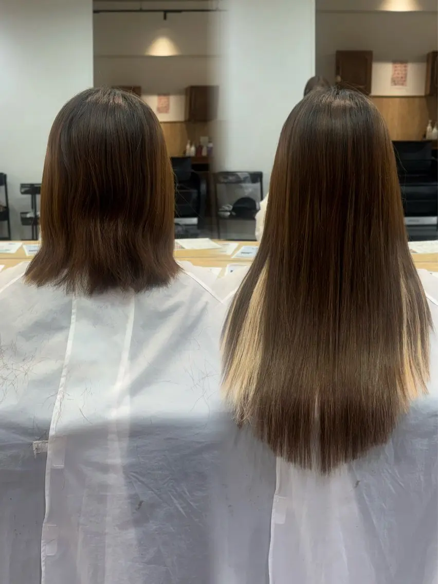 ロング ヘアアレンジ シールエクステ エクステ カット エクステ ヘアセット 髪質改善縮毛矯正/ エクステ/ひふみ🌛のヘアスタイル