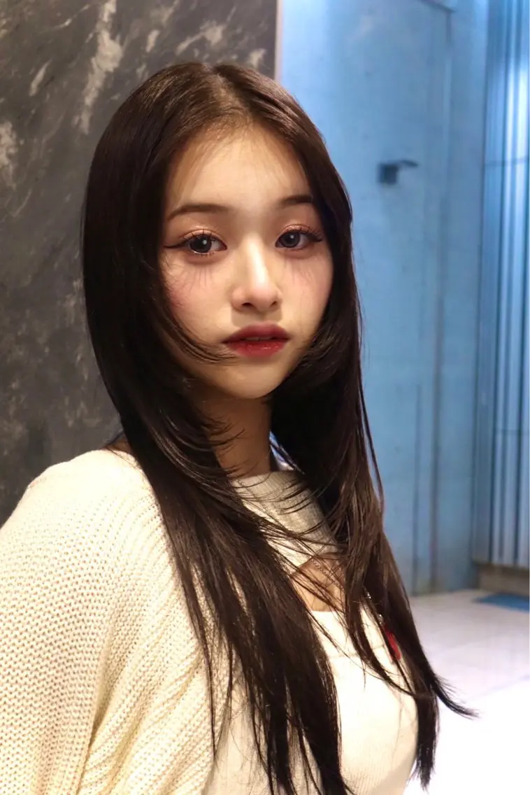 ロング カラー レイヤー/ブリーチ iwamiya岩見谷のヘアスタイル