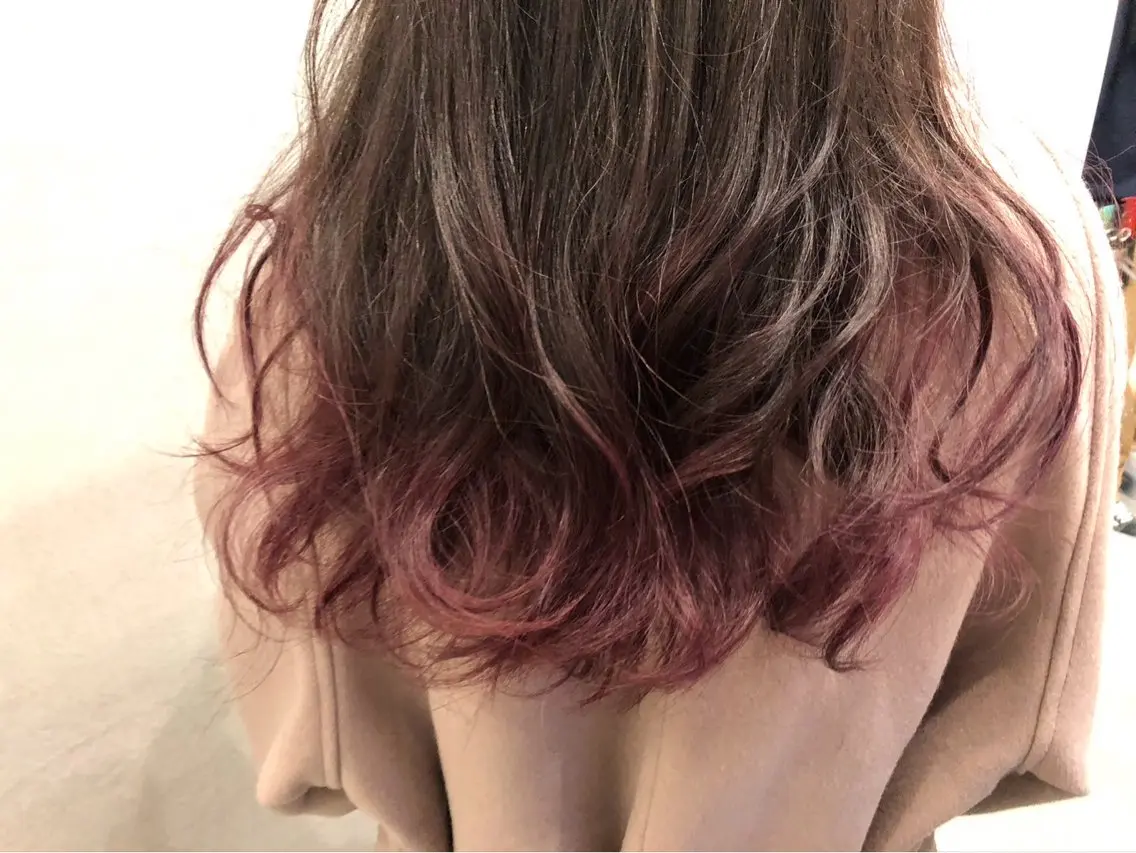 ロング カラー KAYO カラー得意です^^のヘアスタイル