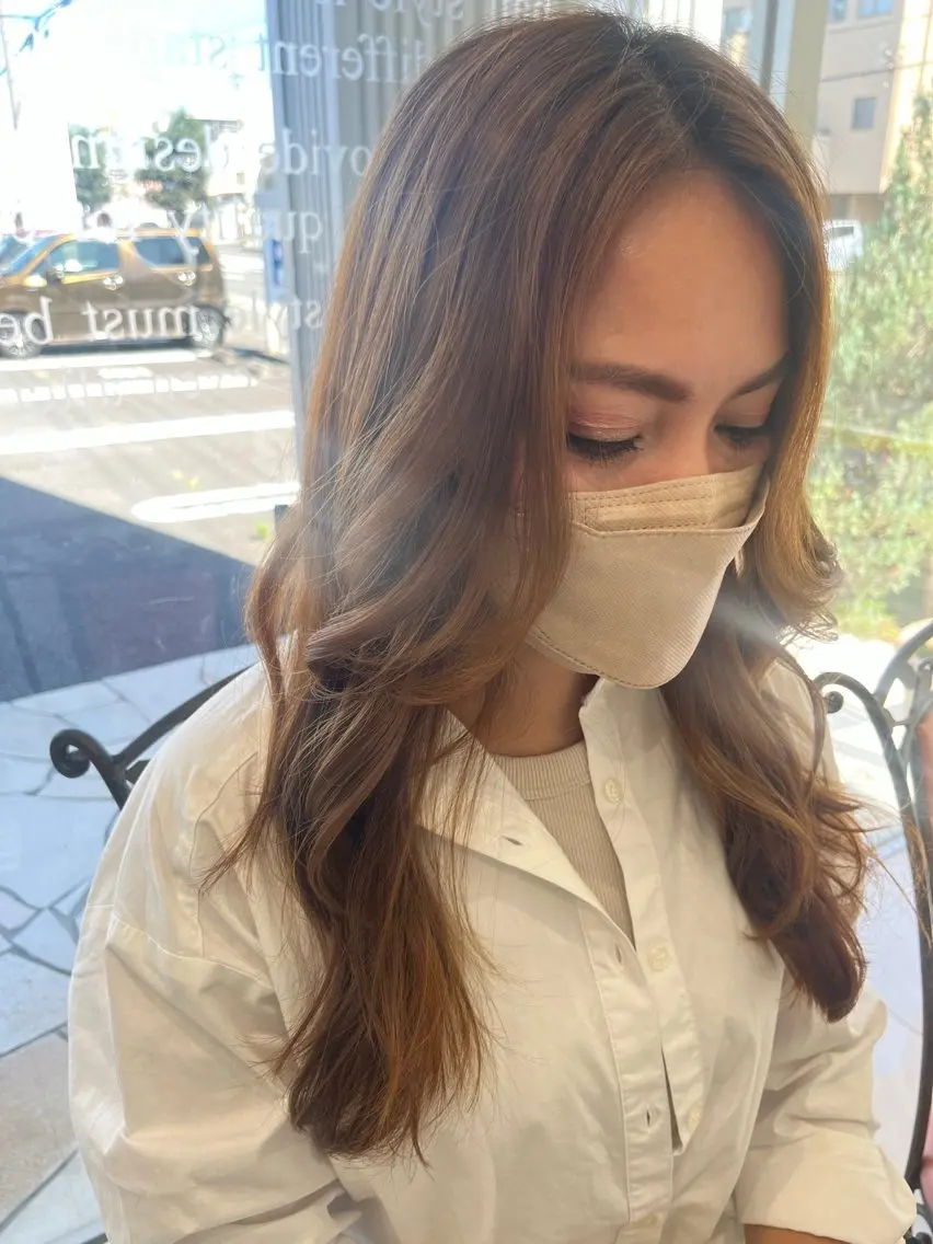 ロング レイヤーカット 下四日市 翠のヘアスタイル