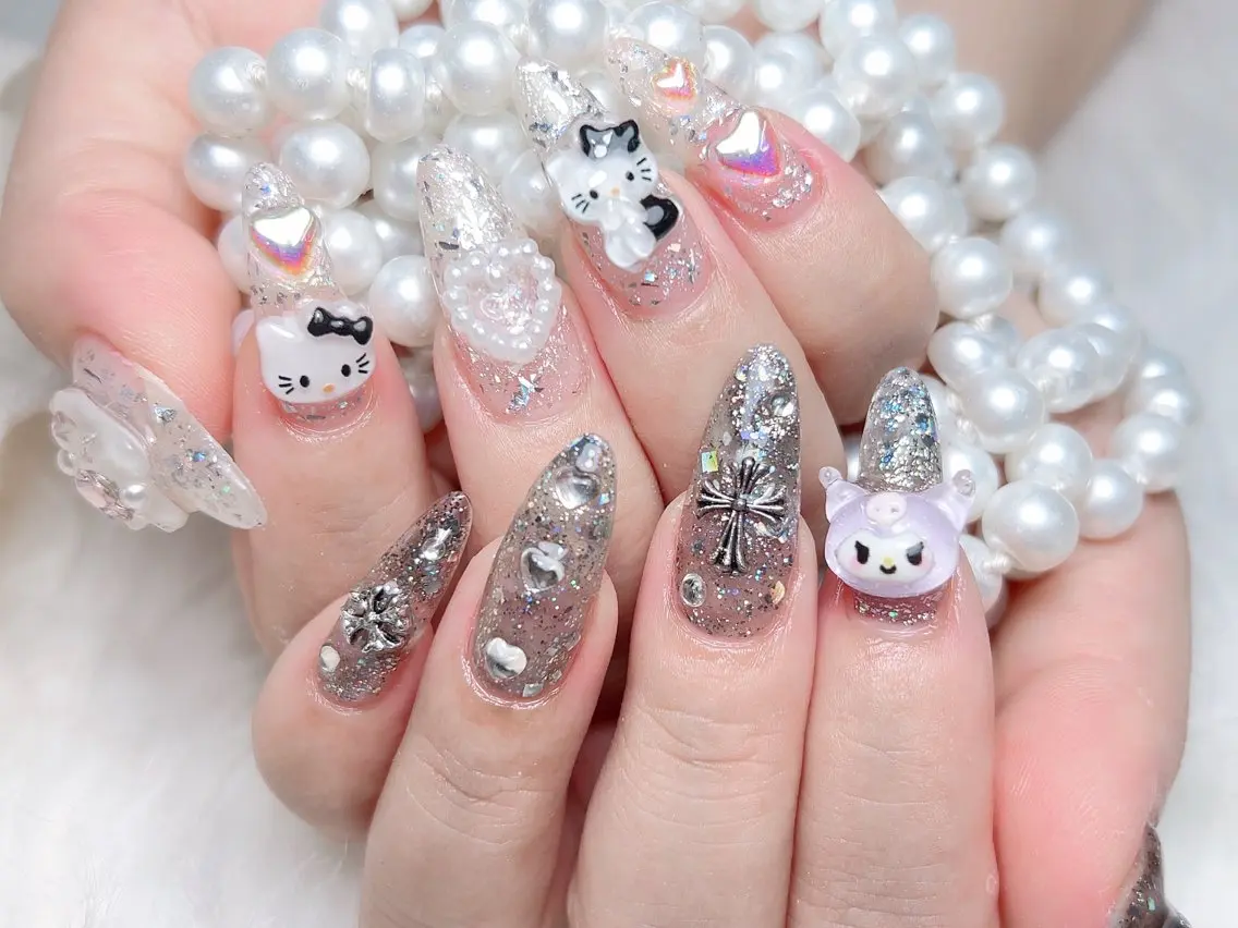 ネイル ハンドネイル M 🌷Nail 長さだし専門店のネイルデザイン