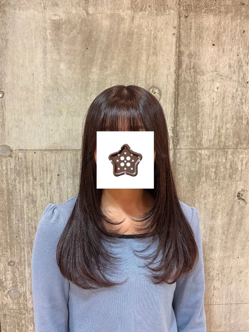 セミロング カット 🪄 カラーモ デル募集中/シンカのヘアスタイル