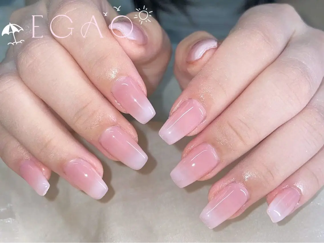 ネイル アートネイル フットネイル フレンチネイル ジェルネイル グラデーション ハンドネイル EGAO NAIL 錦糸町店のネイルデザイン