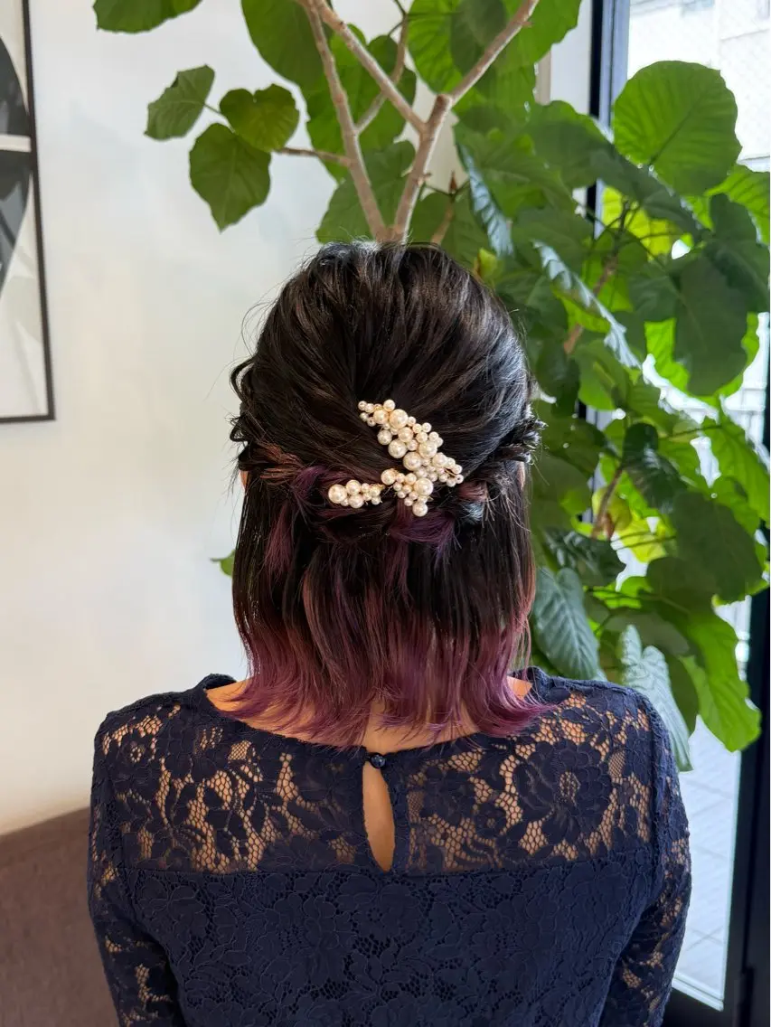 ヘアアレンジ ヘアセット rio ୨୧のヘアスタイル