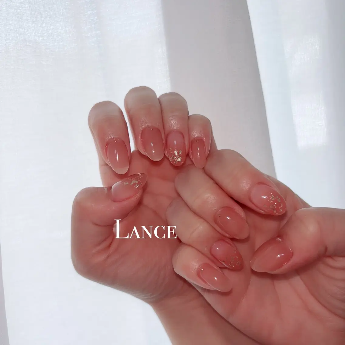 ネイル キラキラネイル 韓国ネイル マグネットネイル 春ネイル ワンホンネイル ハンドネイル Lance nailのネイルデザイン
