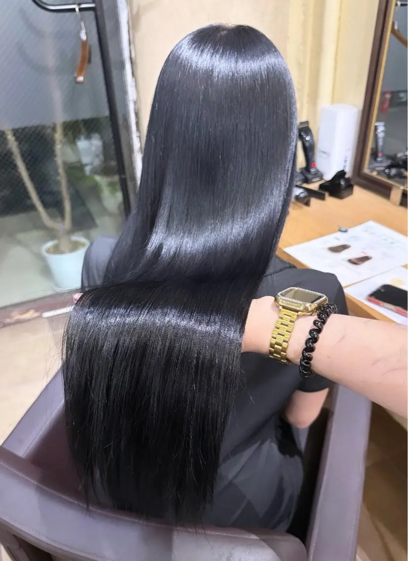 ロング ヘアカラー トリートメント ⠀ 流菜のヘアスタイル