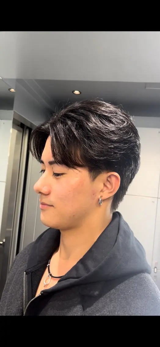 パーマ メンズ カット パーマ トリートメント fifth 山崎 颯人のヘアスタイル