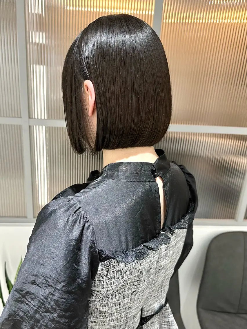 ショート 髪質改善 似合わせカット 縮毛矯正 トリートメント カット 縮毛矯正 トリートメント 髪質改善 縮毛矯正/ レイヤー/銀座/本木のヘアスタイル