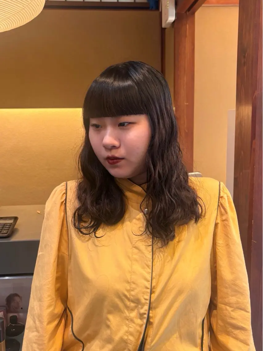 セミロング カット saho ⟡.·のヘアスタイル