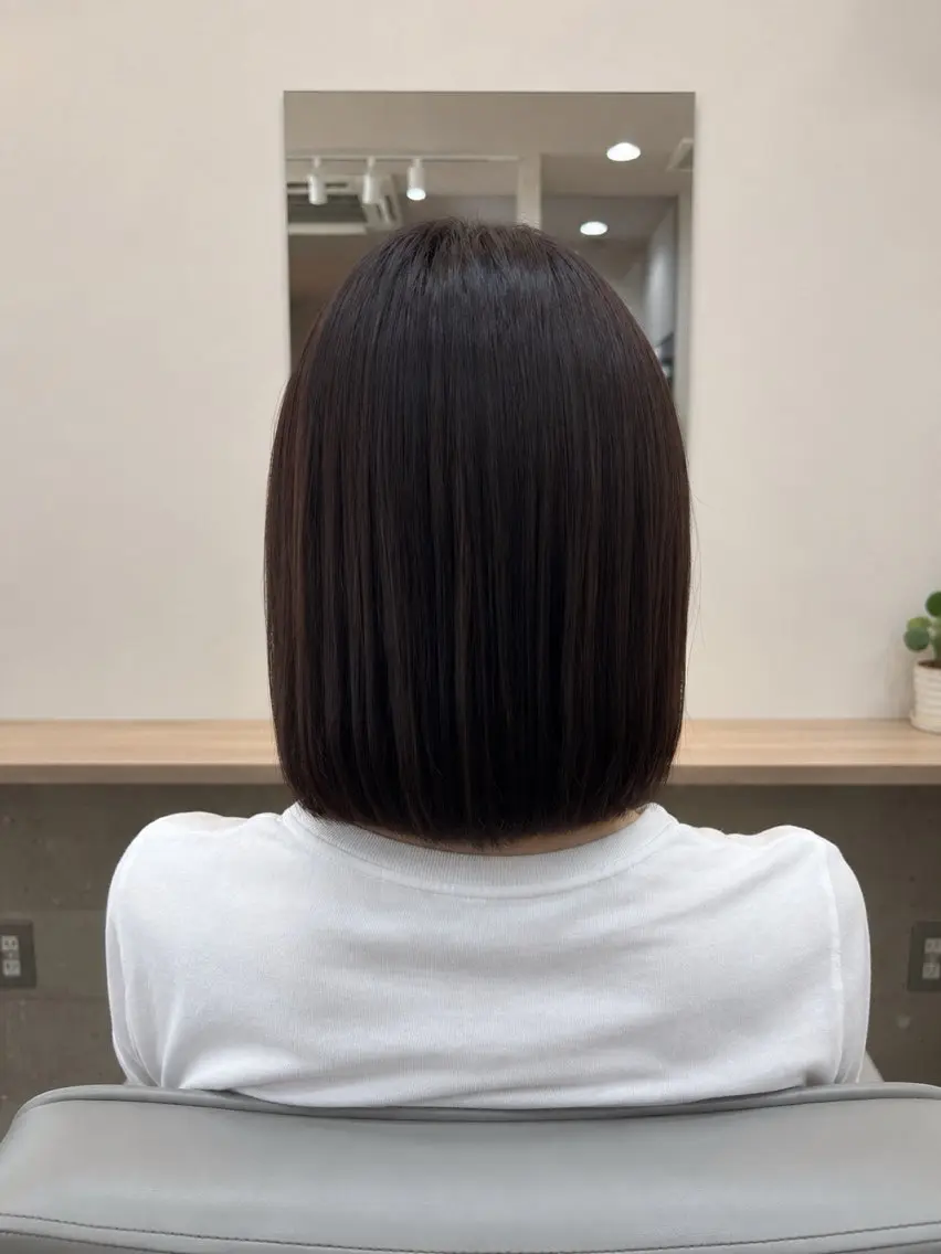 縮毛矯正 HINA カラー/縮毛矯正のヘアスタイル