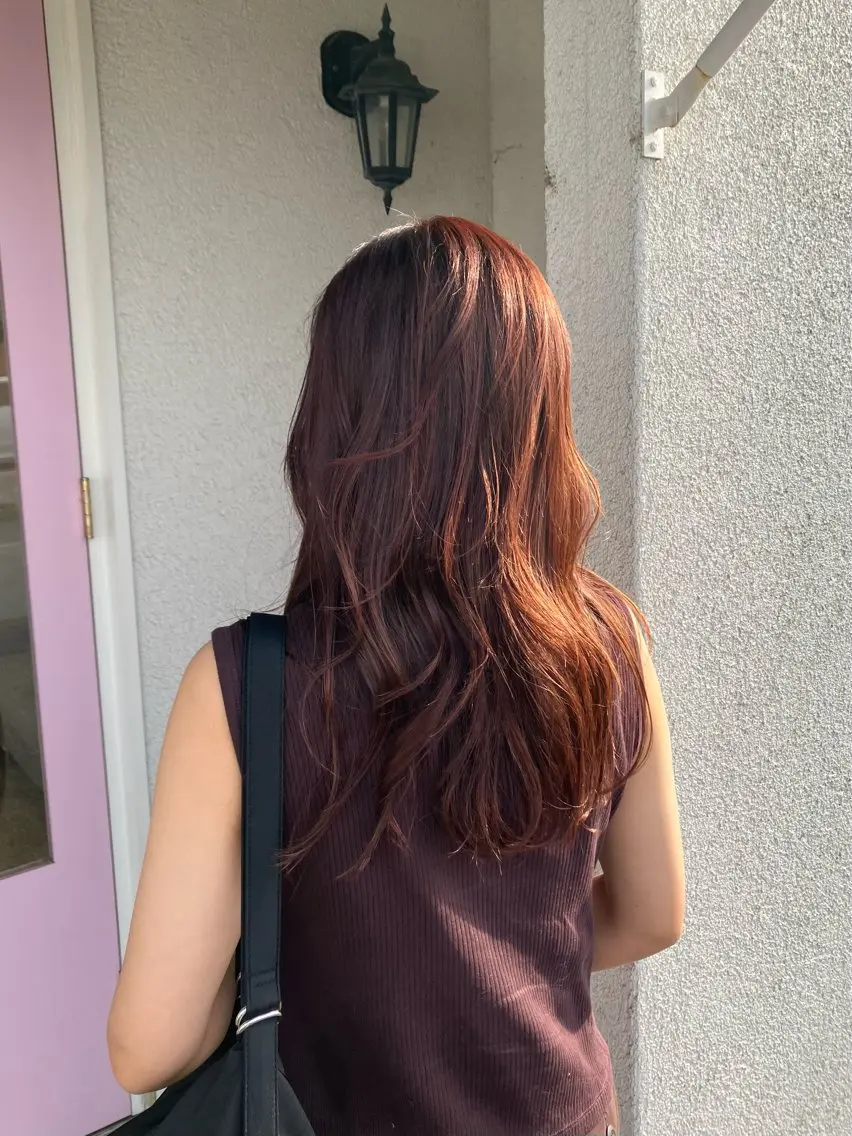 セミロング 藤田 七海のヘアスタイル